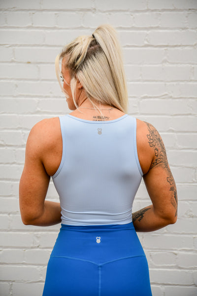 Ribbed Split Bra Tank - The Frostbite Collection