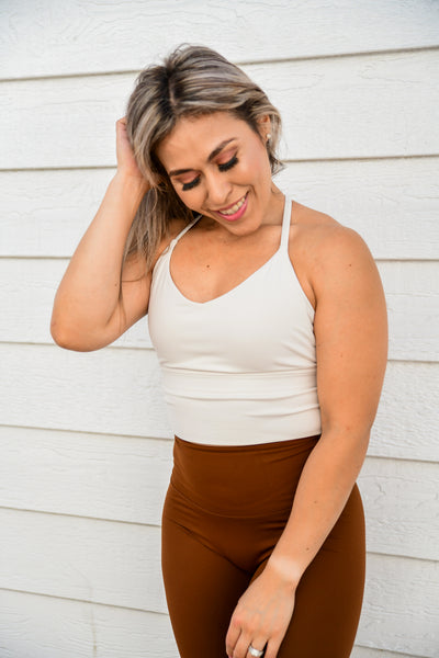 Limitless Cropped Bra Tank - The Shoreline Collection