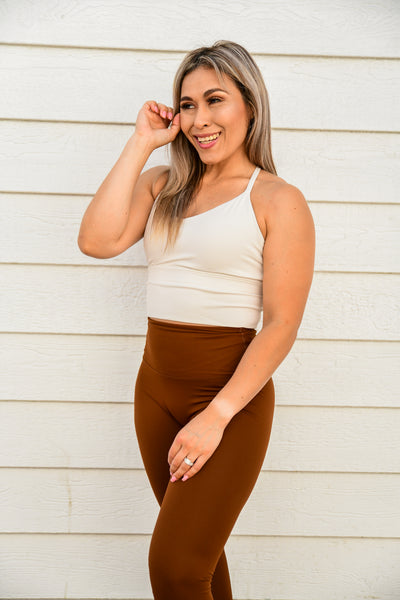 Limitless Cropped Bra Tank - The Shoreline Collection