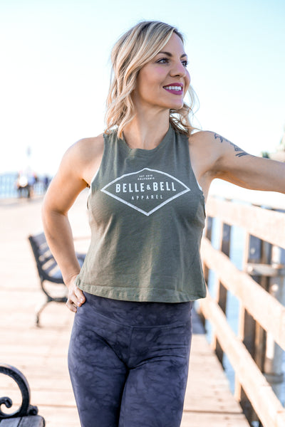 Diamond Logo Racerback Crop - Final Chance Collection